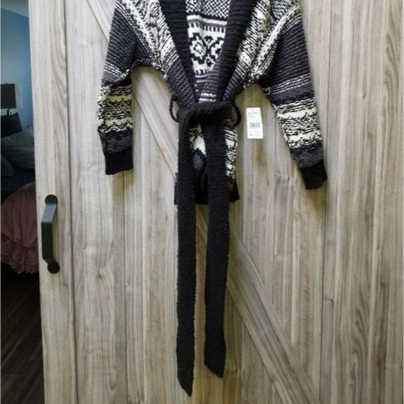 Free People Cozy Cabin Bohemian Cardigan Sweater - Picture 5 of 16